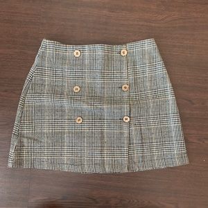 Plaid skirt